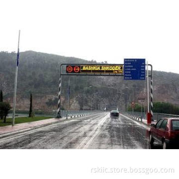 Waterproof P10 LED Scrolling Message Sign Single Red Color
